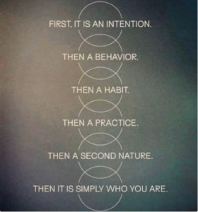 new habits can replace old harmful ones with intention and practice